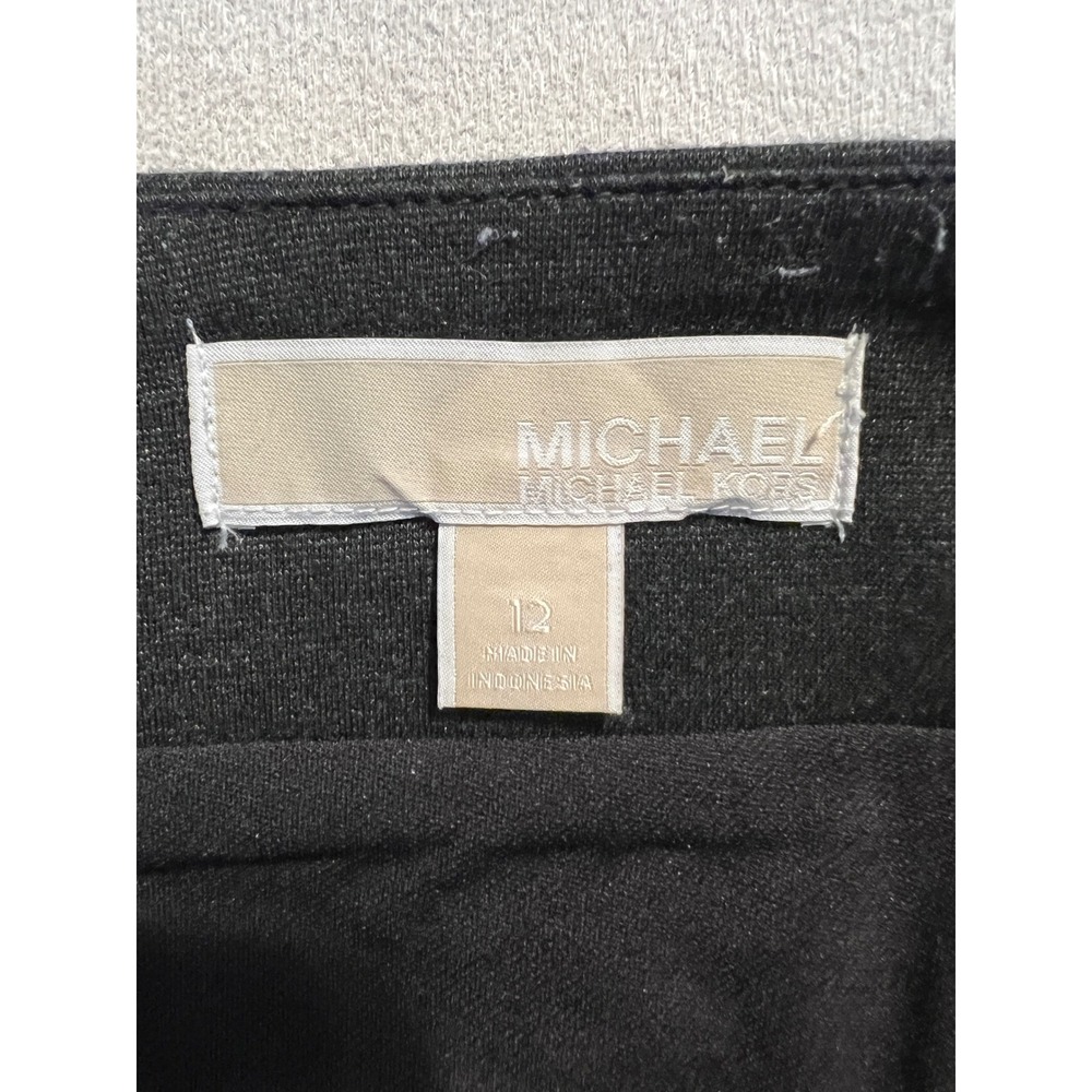 Michael Michael Kors Womens Gray Zipper Detail Pencil Skirt Size 12 Charcoal - Picture 4 of 15
